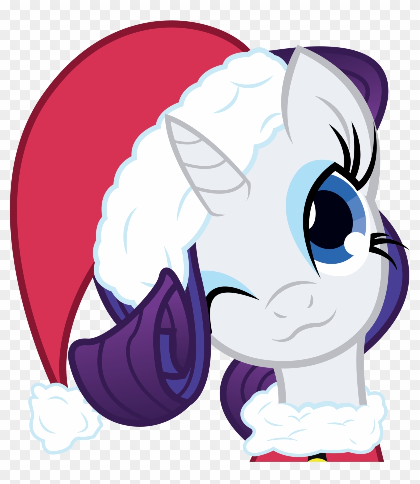 Rarity Twilight Sparkle Rainbow Dash Pinkie Pie Fluttershy - My Little Pony Christmas Rarity #1004494