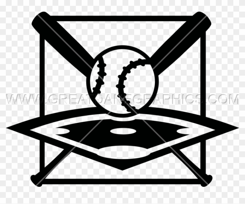 Diamond Tribal Template Production Ready Artwork For - Black And White Baseball Diamonds #1004606