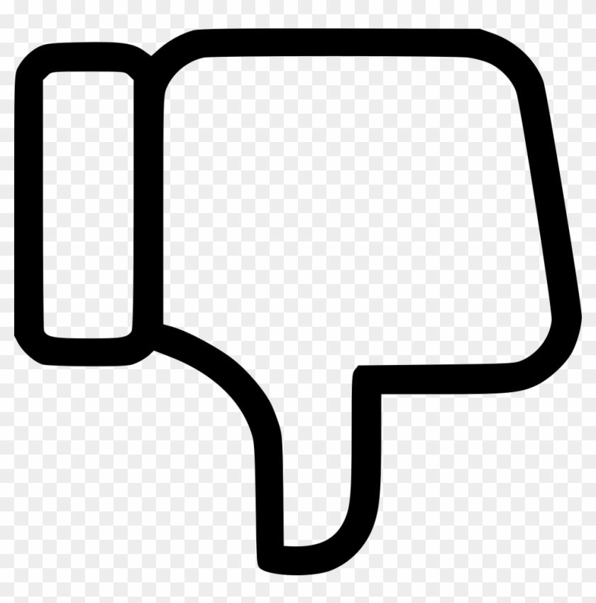 Dislike Facebook Thumb Down Thumbsdown Like Comments - Facebook Icon Dislike #1004661