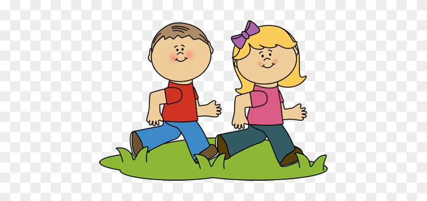 Kids Running At Recess Clip Art - Kids Running Clipart - Free Transparent  PNG Clipart Images Download