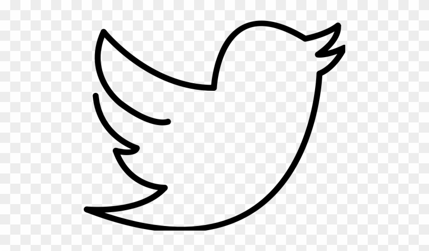 Continuous Line Media Twitter Bird White Icon Png Free Transparent Png Clipart Images Download