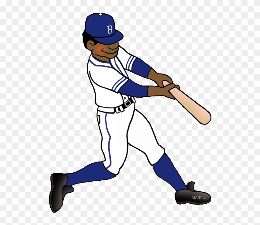 Sports Clip Art By Phillip Martin Jackie Robinson Rh - Easy Jackie Robinson Drawings #1004729