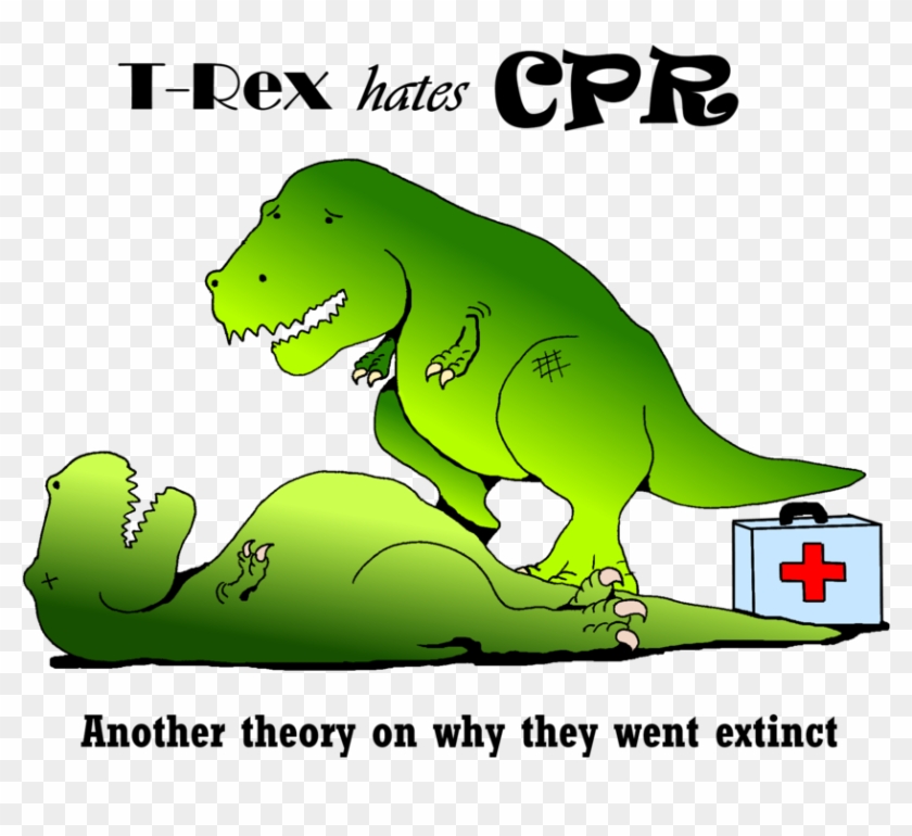 Here's A Great How-to Video About Cpr - Funny T Rex Memes - Free Trans...
