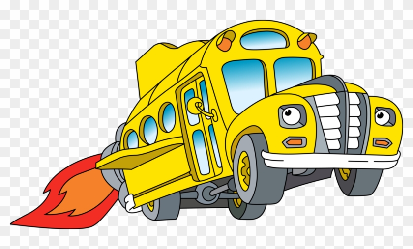Free School Bus Clipart - Magic School Bus Cartoon #1004793