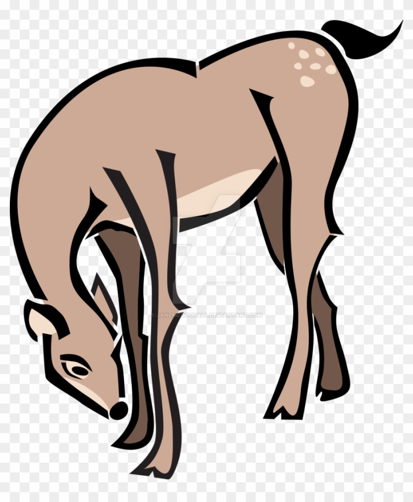 Bambi Mother, Doe A Deer, Deer Drawing By Janemcdougall - Mother Deer Drawings #1004818