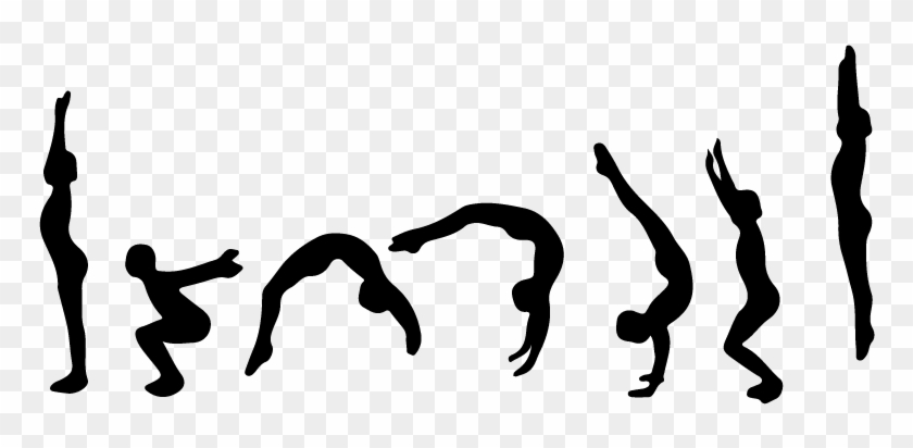Gymnastics Silhouette Back Handspring #1004908