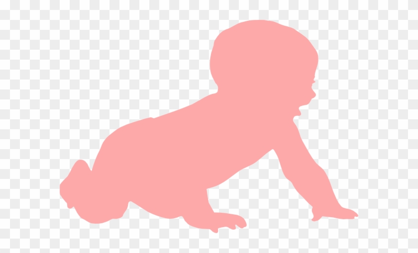 Baby Silhouette Clip Art - Baby Silhouette Clip Art #1005012