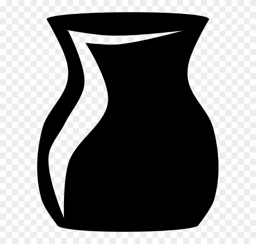Ceramic Clipart Ceramic Vase - Black Vase Clipart #1005014