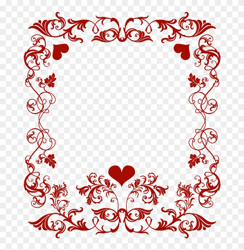 Pin Valentine Images Free Clip Art - Valentines Day Border Png #1005033