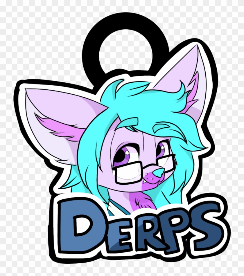 Derps The Fennec Fox Headshot Badge Commission By Sleepysuika - Cartoon #1005135