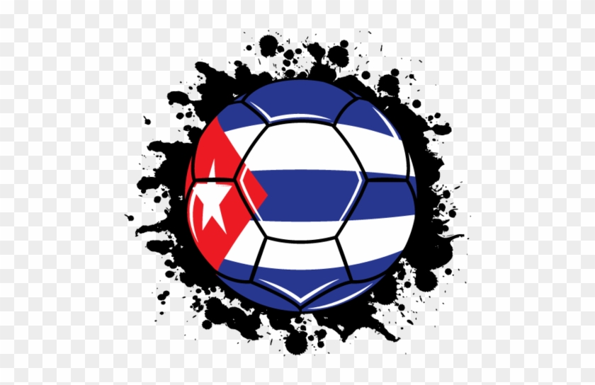 Cuba Flag Soccer Ball Leones Del Caribe Lions Of The - Brazil T Shirt Design #1005264