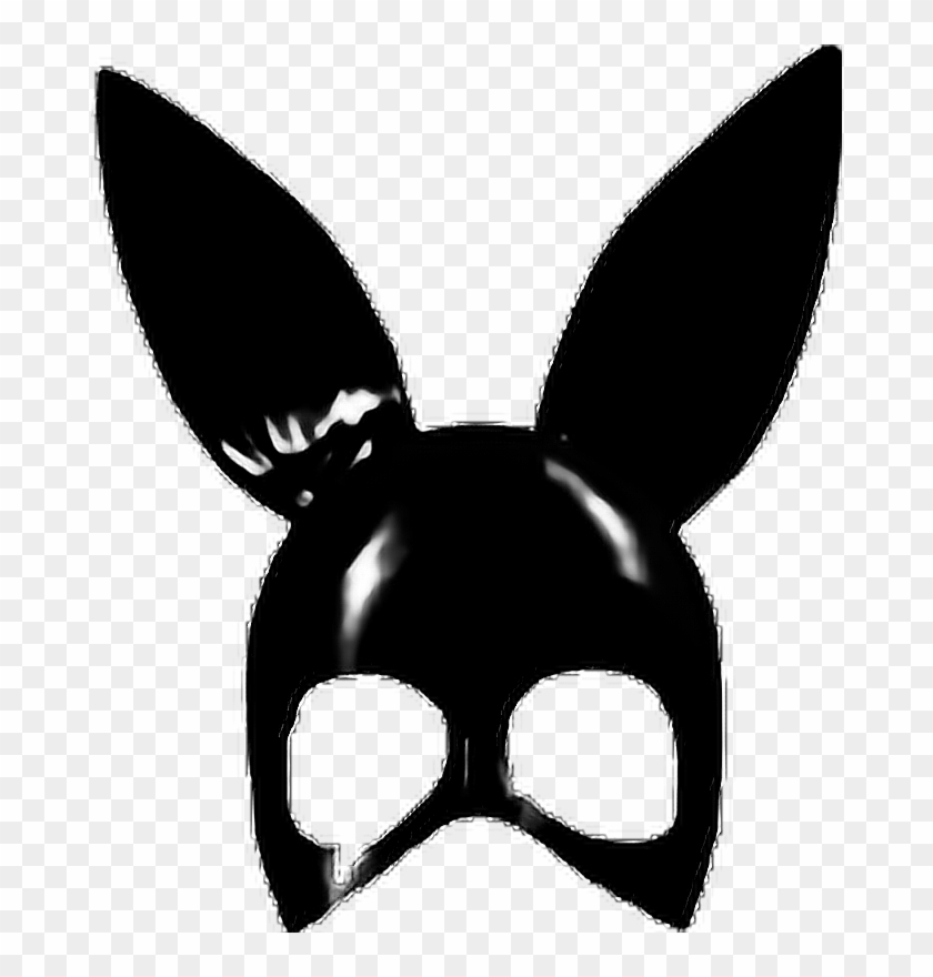 Arianagrande Ari Ariana Dangerouswoman Black Mask Cool - Overlays Wattpad Covers Png #1005284