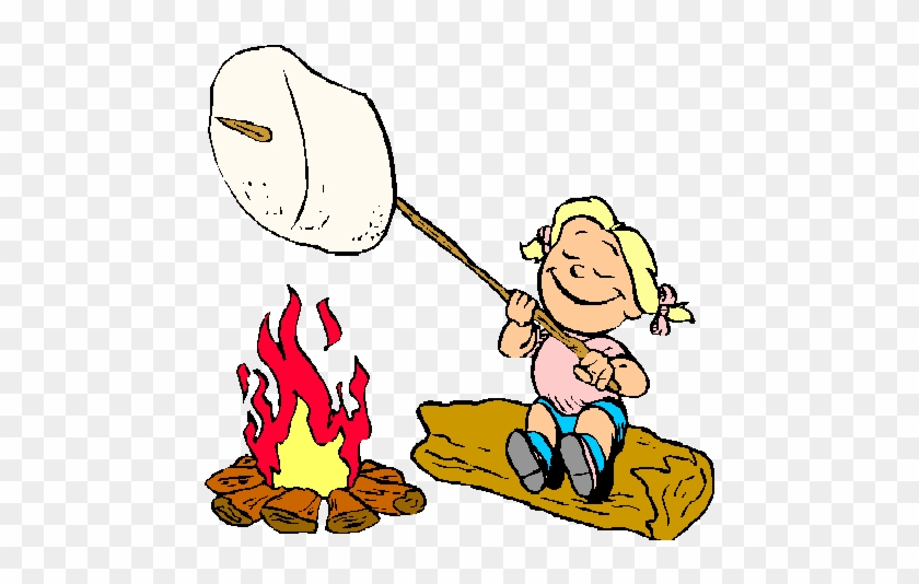 Kids Roasting Marshmallows Clipart - Roasting Marshmallows Clip Art #1005296