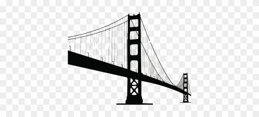 Bridge - Golden Gate Bridge Clipart #1005354