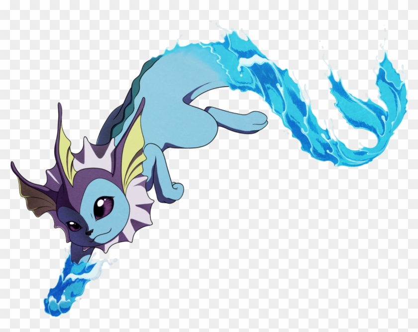 Vaporeon Png Available In Different Size Image - Vaporeon Chibi Gif #1005491