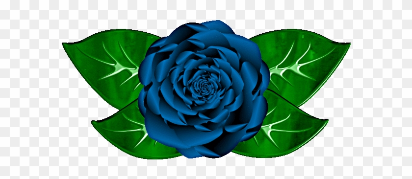 Blue Rose Flower Clipart - Garden Roses #1005496