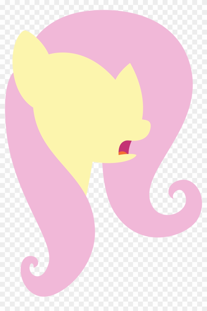 Ltiachan 29 94 Fluttershy Lineless Headshot By Scourge707 - Mlp Fluttershy Headshot #1005544