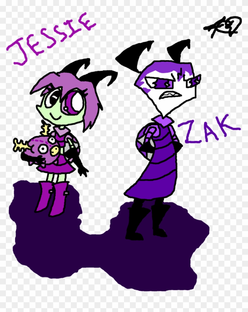 Jessie And Zak - Cartoon #1005561