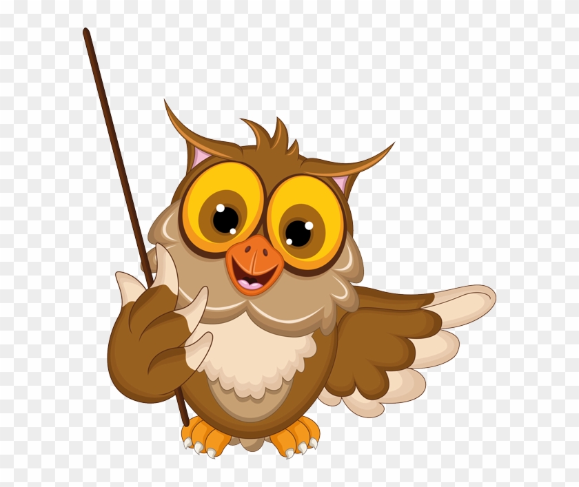 Schnee Glöckchen - Cartoon Owl Teaching #1005565