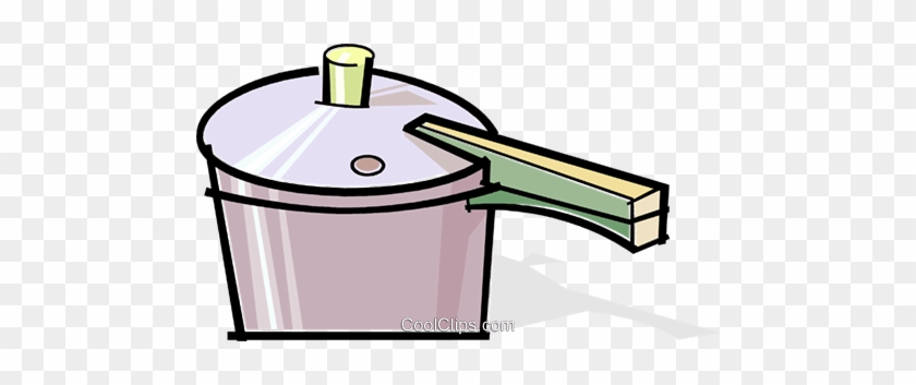 Cooking Pot Royalty Free Vector Clip Art Illustration - Cooking Pot Royalty Free Vector Clip Art Illustration #1005640