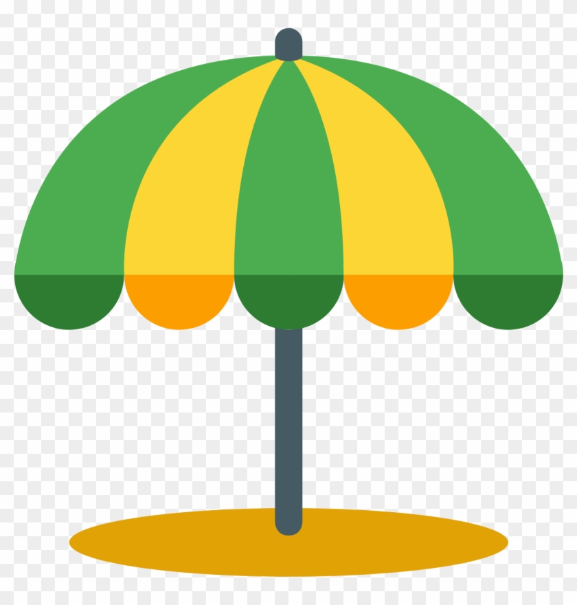 Beach Umbrella Icon - Portrait Of A Man #1005671