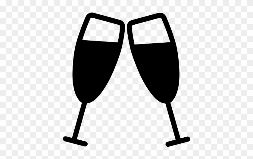 The Black Circle - Champagne Glass Icon Png #1005707