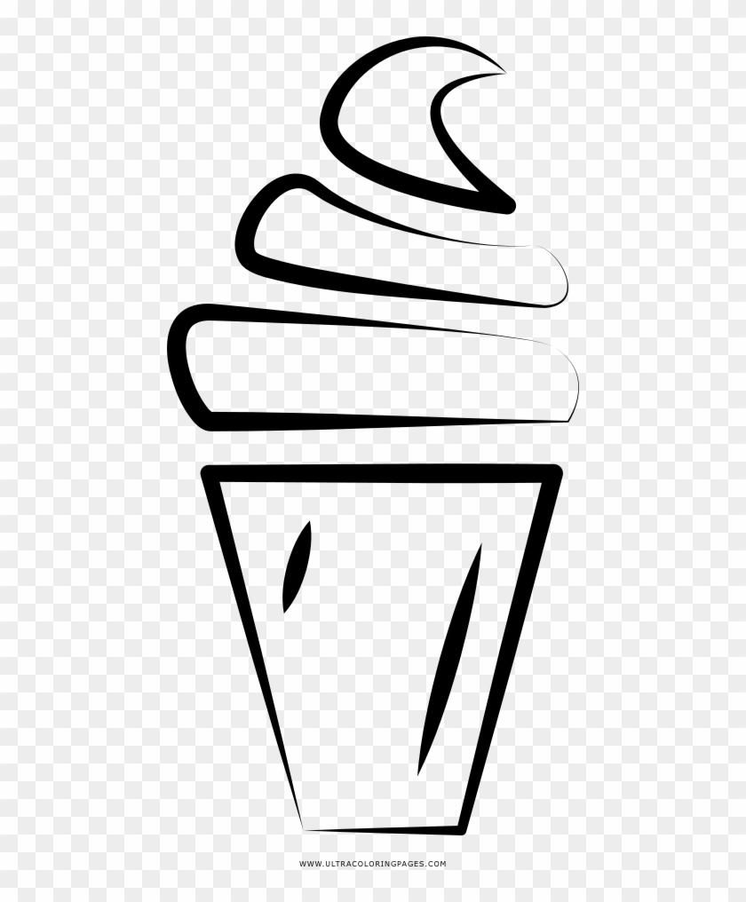 Ice Cream Cone Coloring Page - Coloring Book #1005785