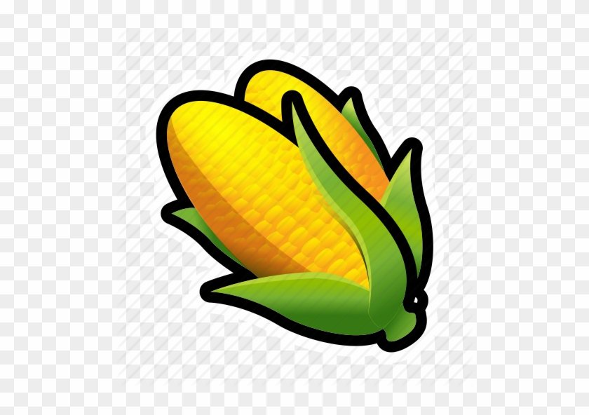 Corn On The Cob Maize Food Icon - Corn Icon Png #1005824
