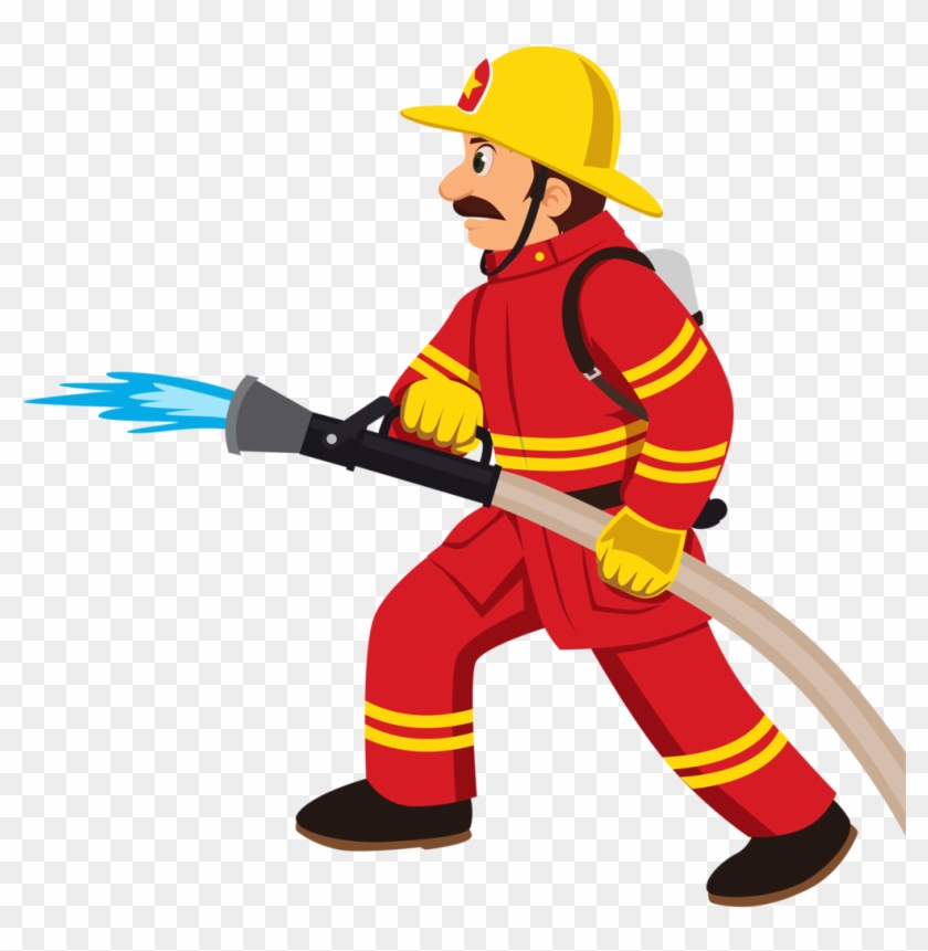 Clipart Image Of A - Fireman Clipart #1005867