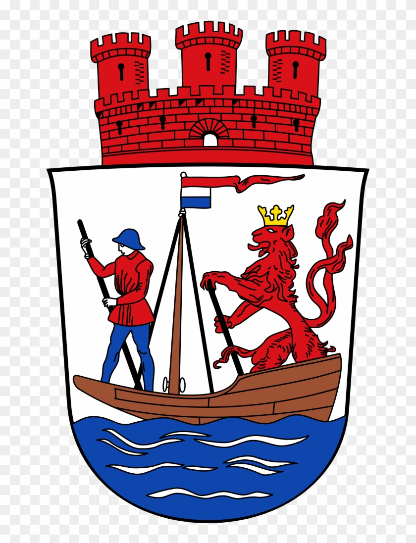 Deu Muelheim Am Rhein Coa - Köln Mülheim Fahne #1005930