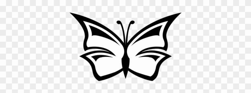 Books Coloring Thumbnail Size Happy Thanksgiving Clip - Black And White Butterfly #1005937