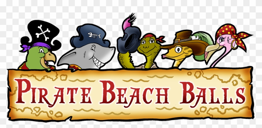 Pirate Beach Balls - Cartoon #1005948