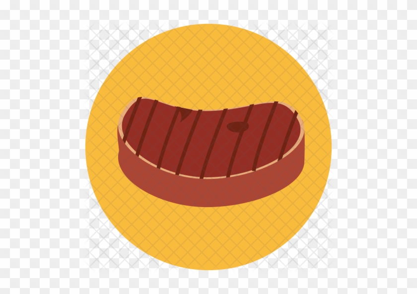 Grilled Steak Icon - Pinterest #1005975