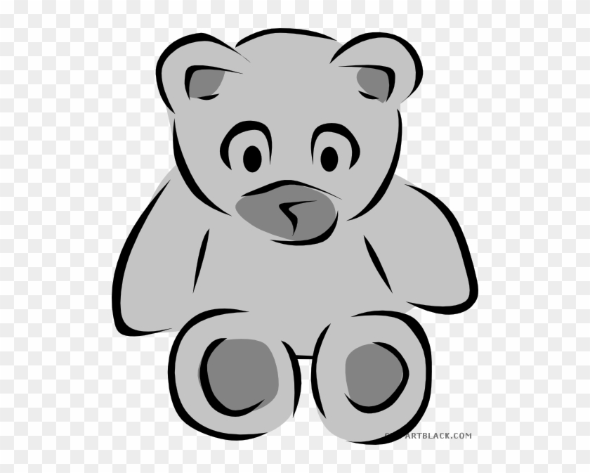 Bear Animal Free Black White Clipart Images Clipartblack - Teddy Bear Clip Art #1005977