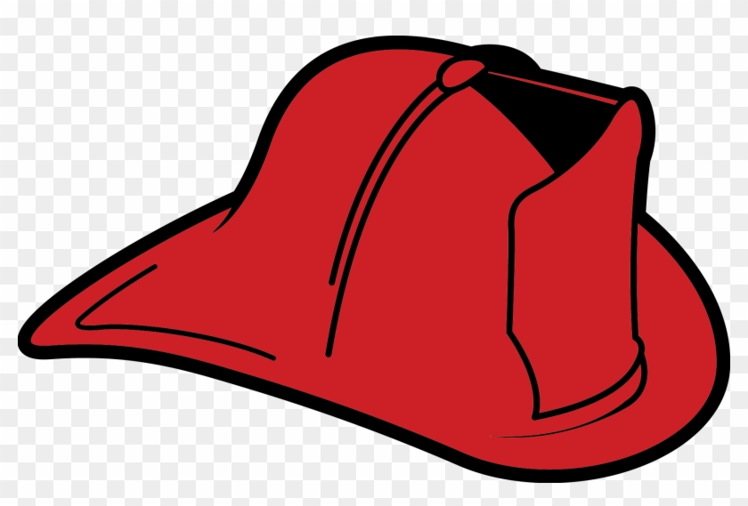 Fireman Hat Drawing Kids Coloring - Fire Helmet Clip Art #1005999