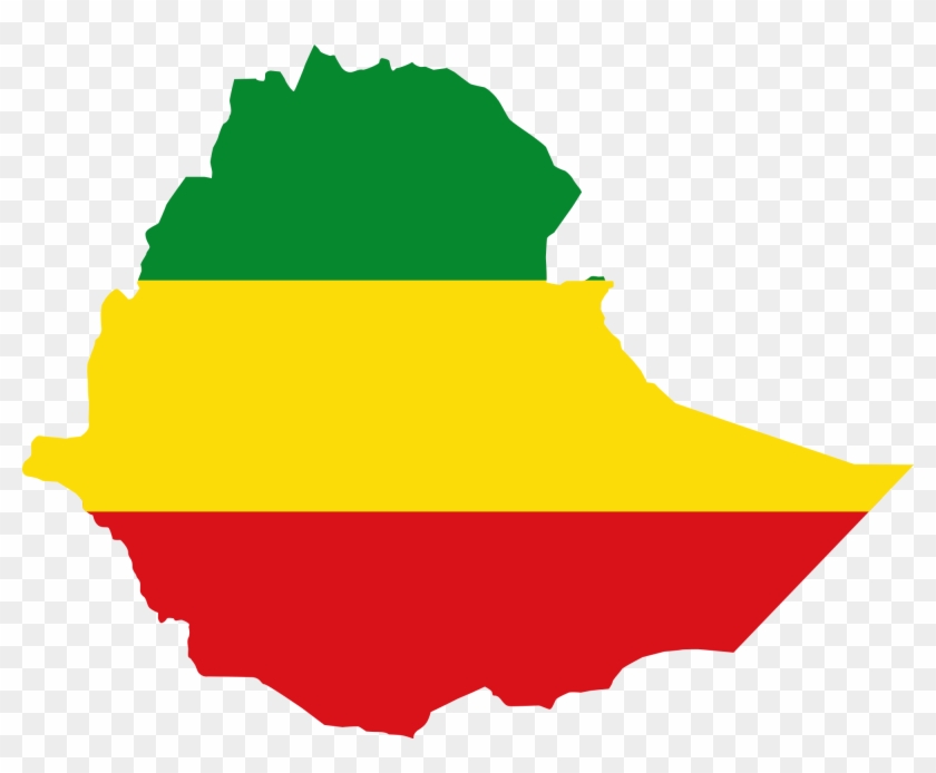 Ethiopia Regions English Mapsofnet Ethiopias Water - Ethiopia Flag And Map #1006000