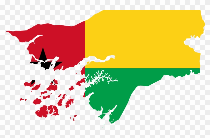Map And Flag Of Guinea Bissau #1006018