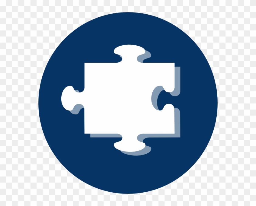 Blue Puzzle Piece Svg Clip Arts 588 X 597 Px - Angel Tube Station #1006032