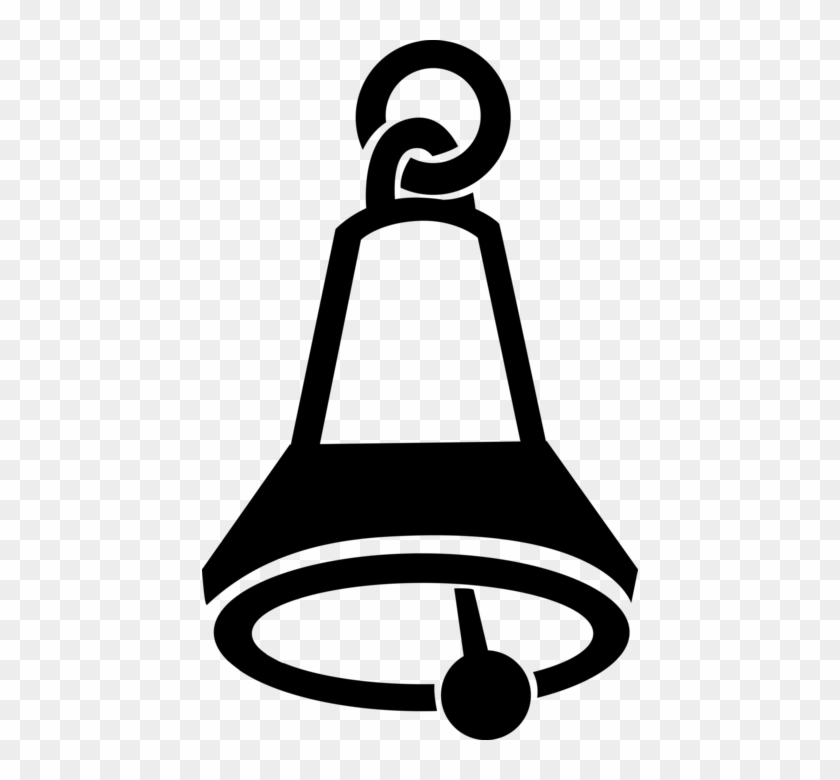 Vector Illustration Of School Bell Signals Students - Vector Illustration Of School Bell Signals Students #1006117