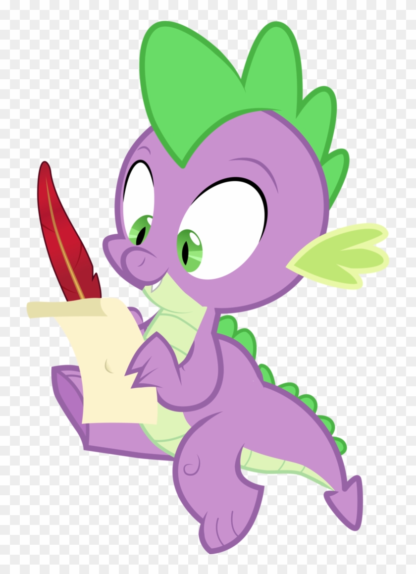 Spike Writing A Letter By Vectorshy - Spike Writing A Letter #1006161