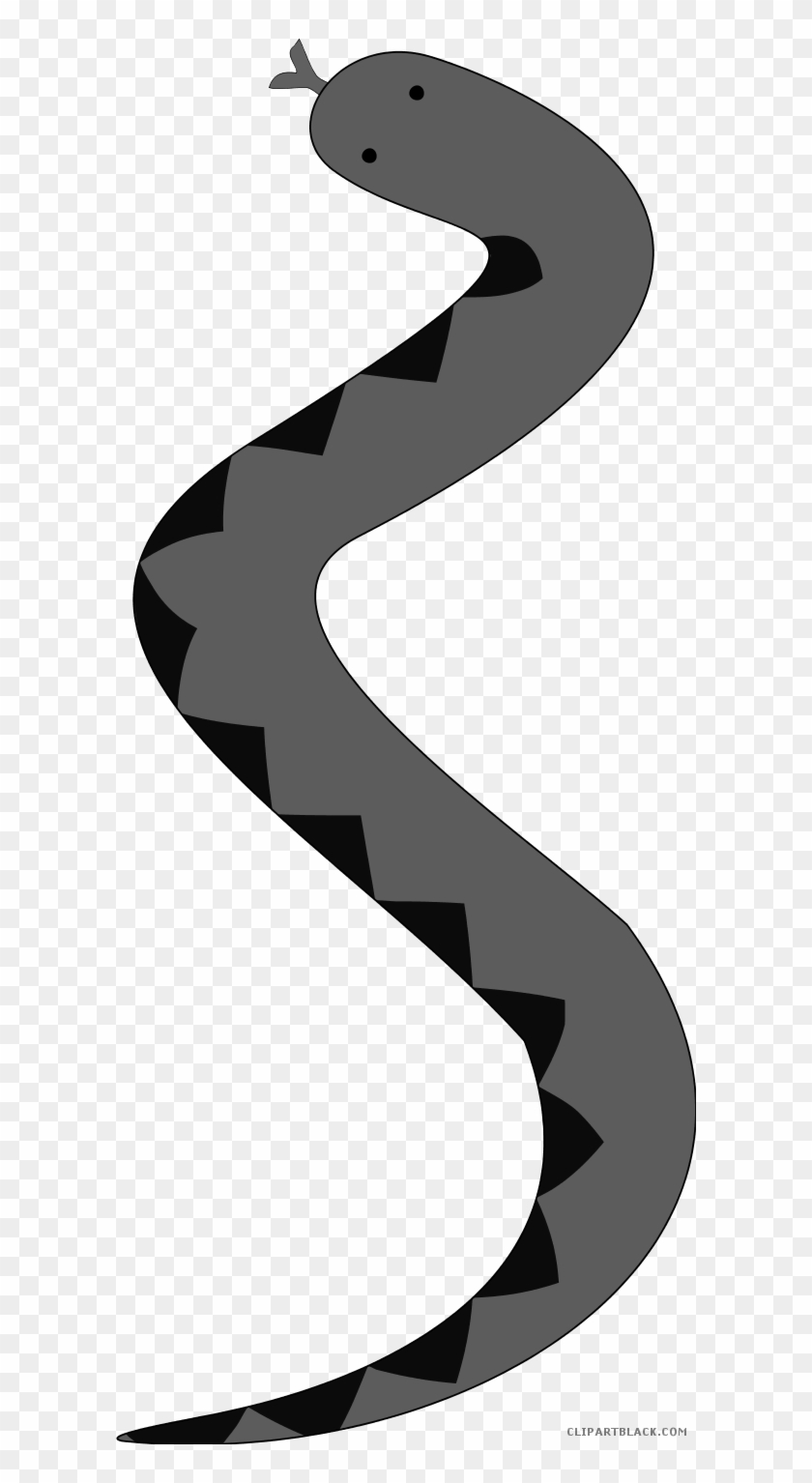 Cartoon Snake Animal Free Black White Clipart Images - Snakes And Ladders Snake #1006162