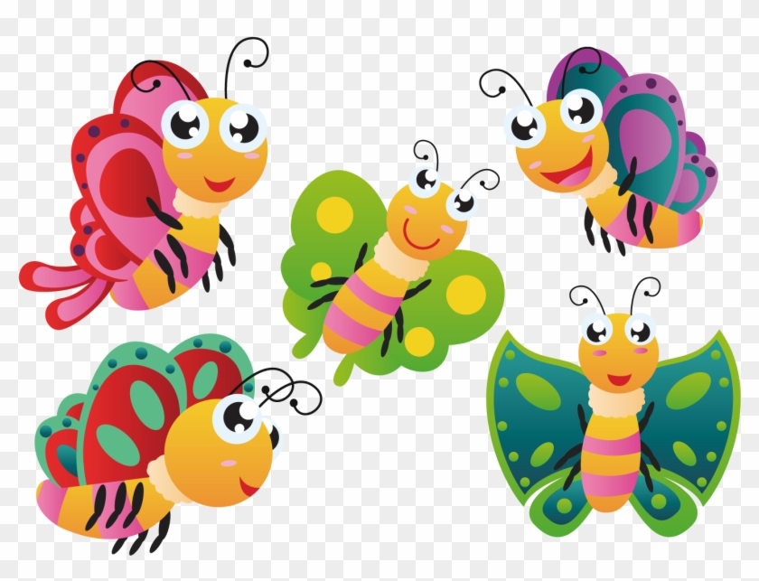 Butterfly Cartoon Download Clip Art - Cartoon Images Of Butterfly #1006300