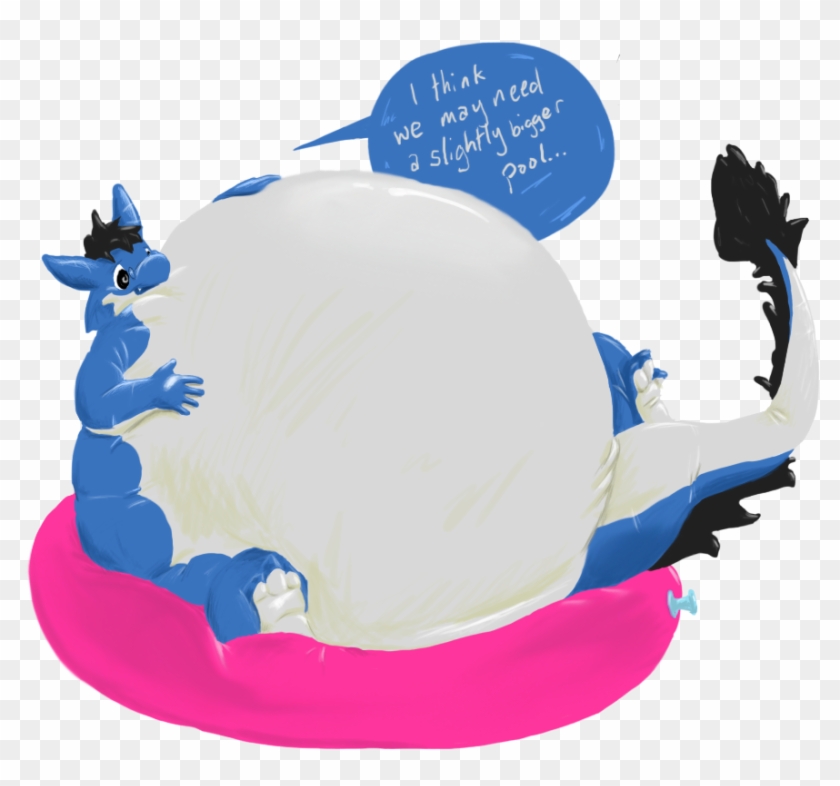 Stormdragon In The Pink Kiddie Pool - Reindeer #1006350