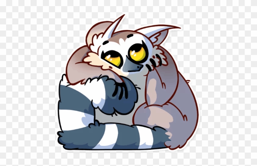 Lemur Telegram Sticker Dog Clip Art - Telegram Messenger Llp #1006455