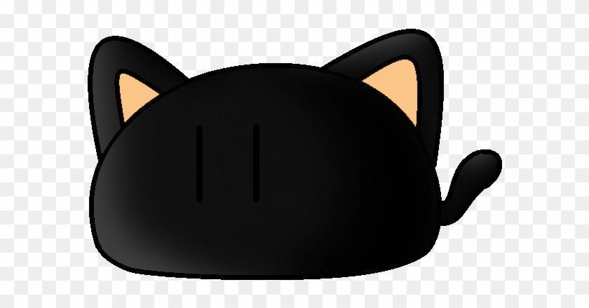 Clipart Cat Gif Black Sticker For Ios Android Giphy - Animated Black Cat Gif  - Free Transparent PNG Clipart Images Download