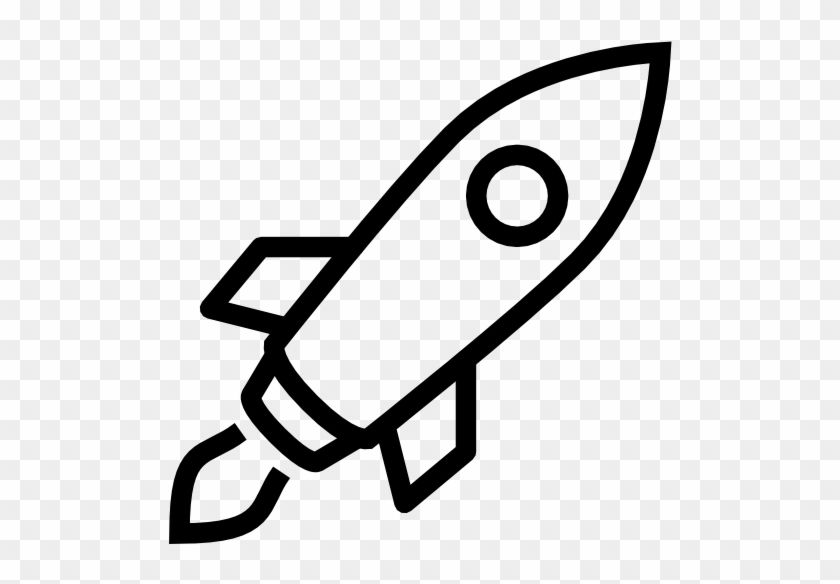 Png Pic Rocket Ship Image - Rocket Black And White #1006578