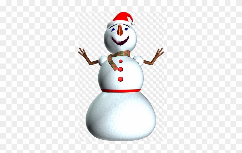 White Snowman Png - January Clip Art #1006606