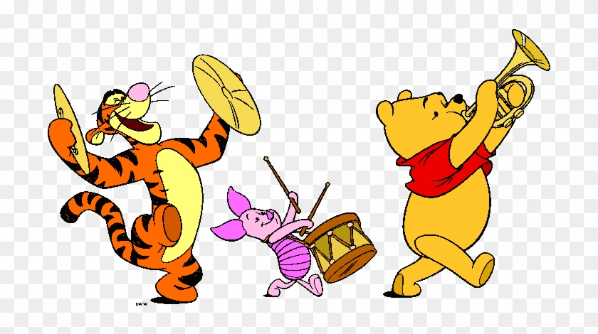 Winnie The Pooh And Friends Clipart - Just Passing By To Say Hello #1006623