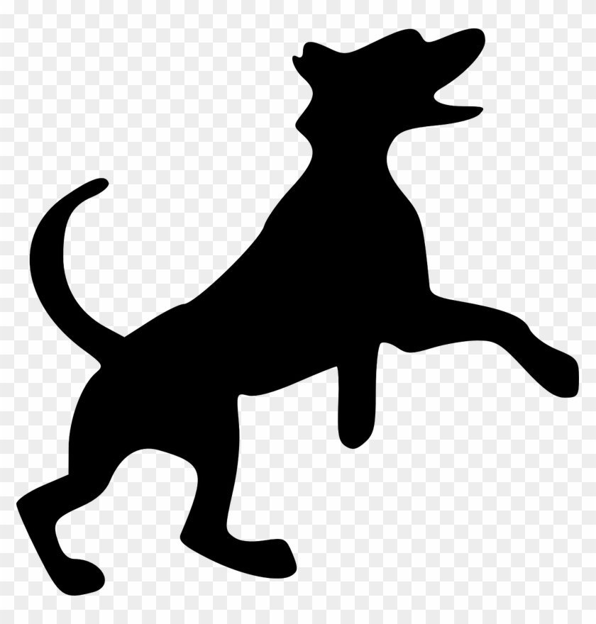 Dog Silhouette Clip Art #1006643