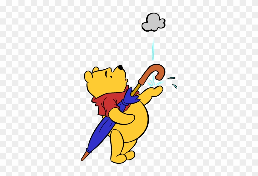 High Quality Vector Winnie The Pooh Pooh Clipart - Winnie The Pooh In Rain #1006656
